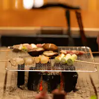 雪柳 囲炉裏食事