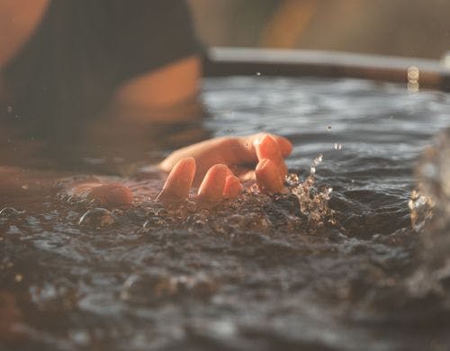 水風呂にお湯を張ってご利用いただけます