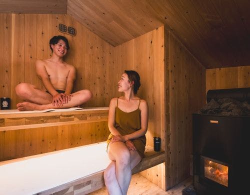 プライベート薪サウナ