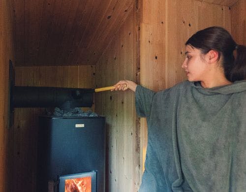 プライベート薪サウナ