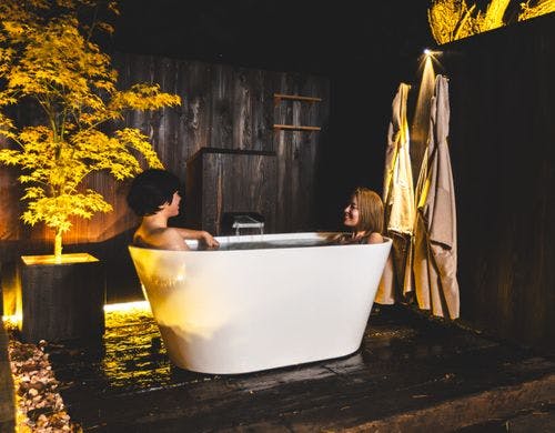 温泉露天風呂付き客棟