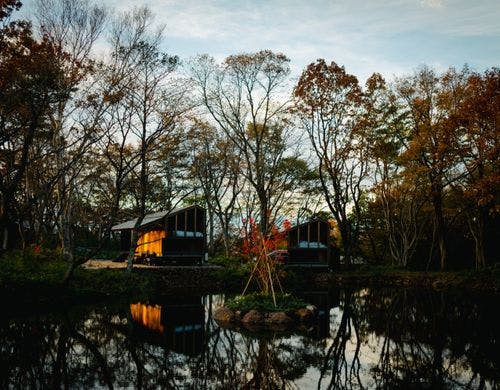 露天風呂（温水）プラン客棟外観
