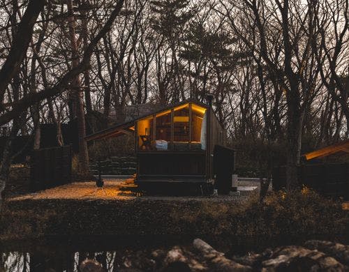 露天風呂（温水）プラン客棟外観