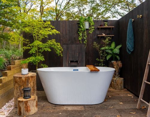 Earthboat プライベート温泉露天風呂