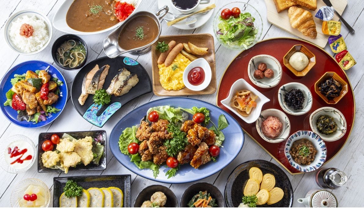 朝食ビュッフェ
