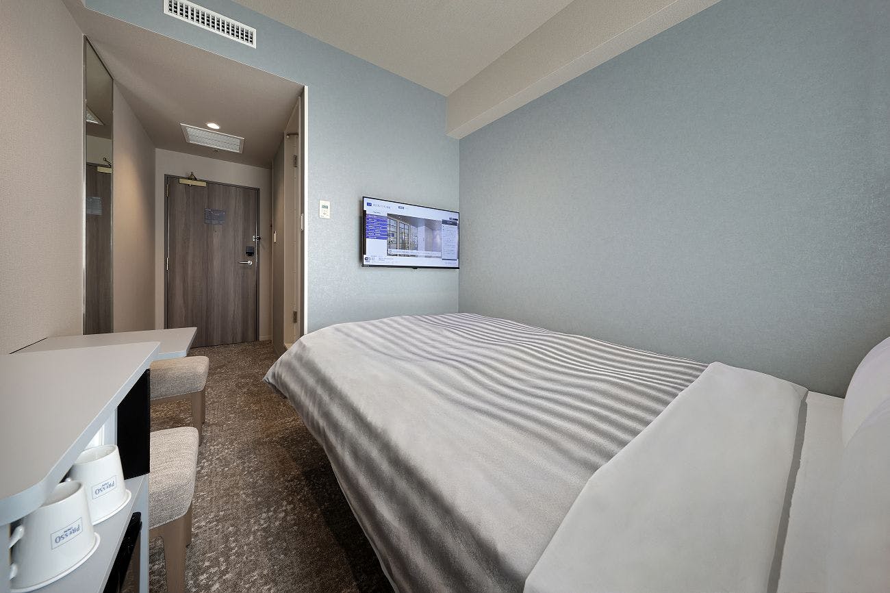 ห้องดับเบิลปรับปรุงใหม่【ปลอดบุหรี่｜12 ตร.ม.】