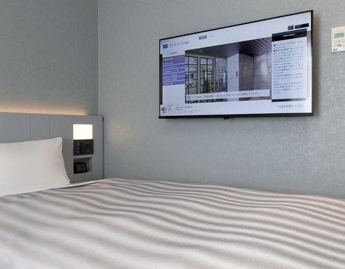 リニューアルツインルームのソファ