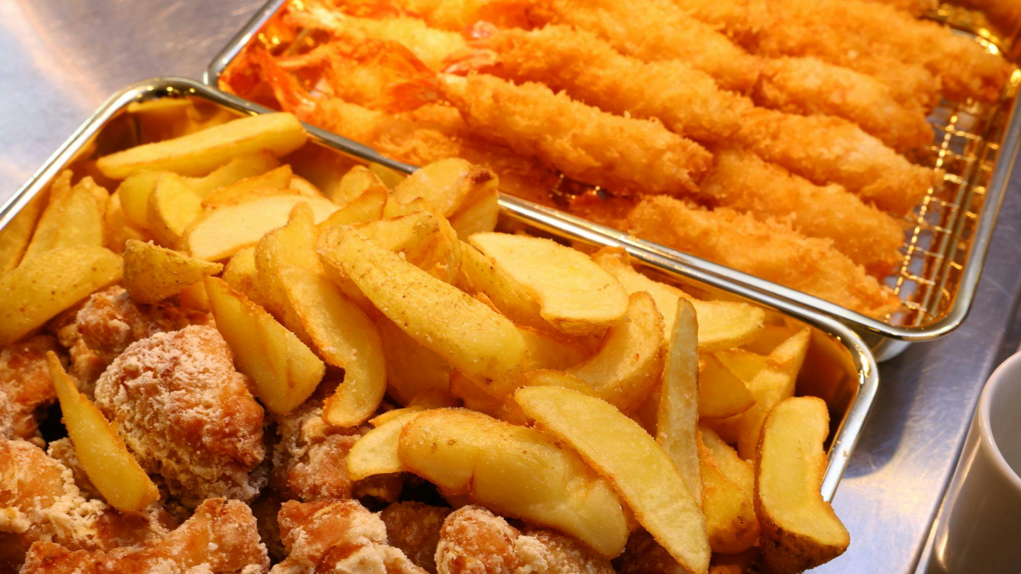 ตัวอย่างอาหารทอด