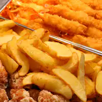 ตัวอย่างอาหารทอด