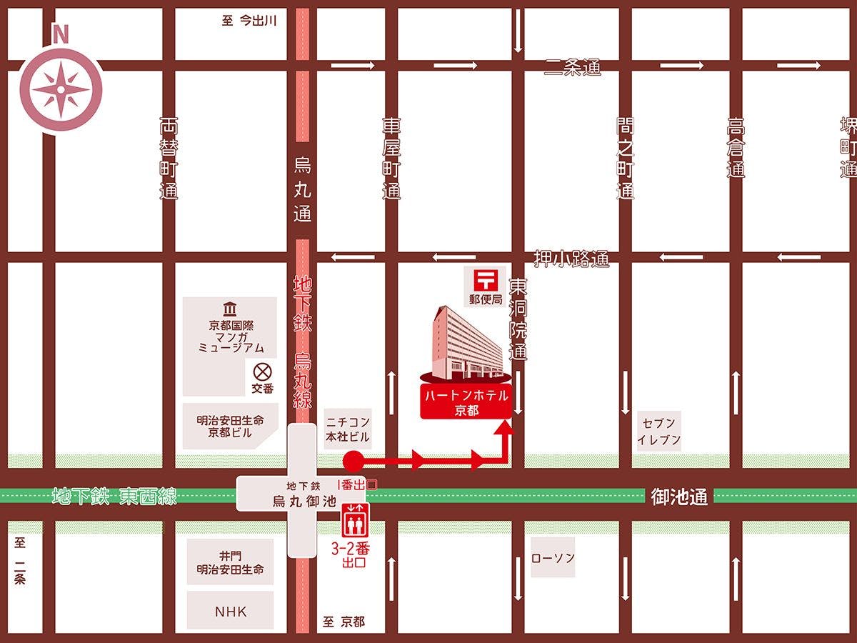 ■ホテル周辺図