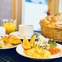 朝食ビッフェです