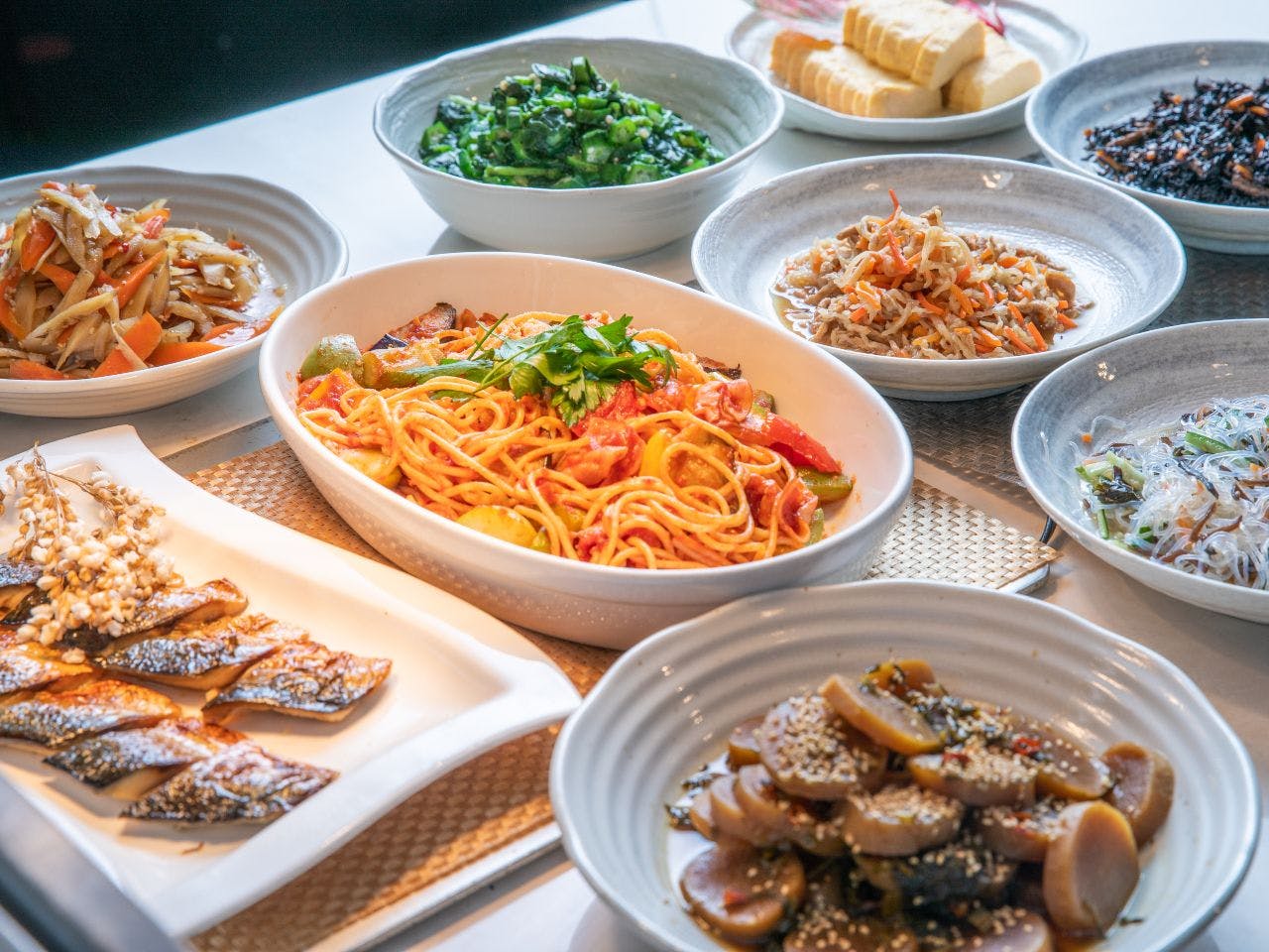 朝食バイキング