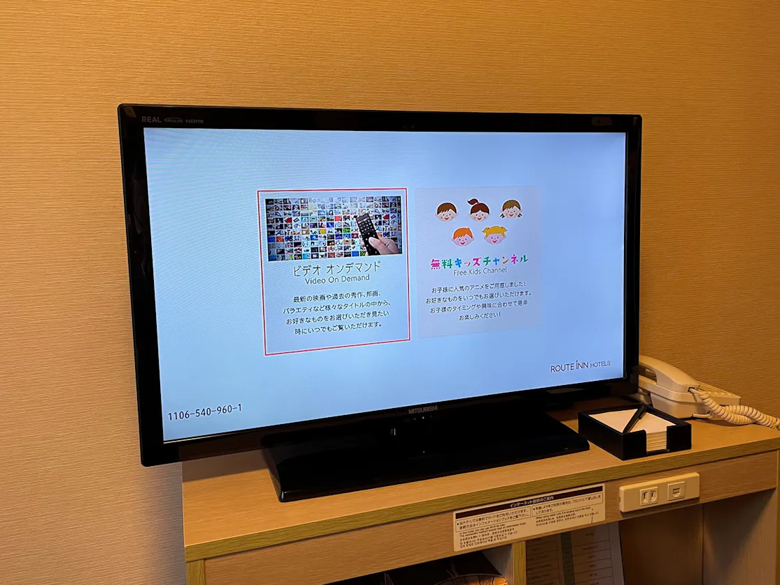 客室テレビ