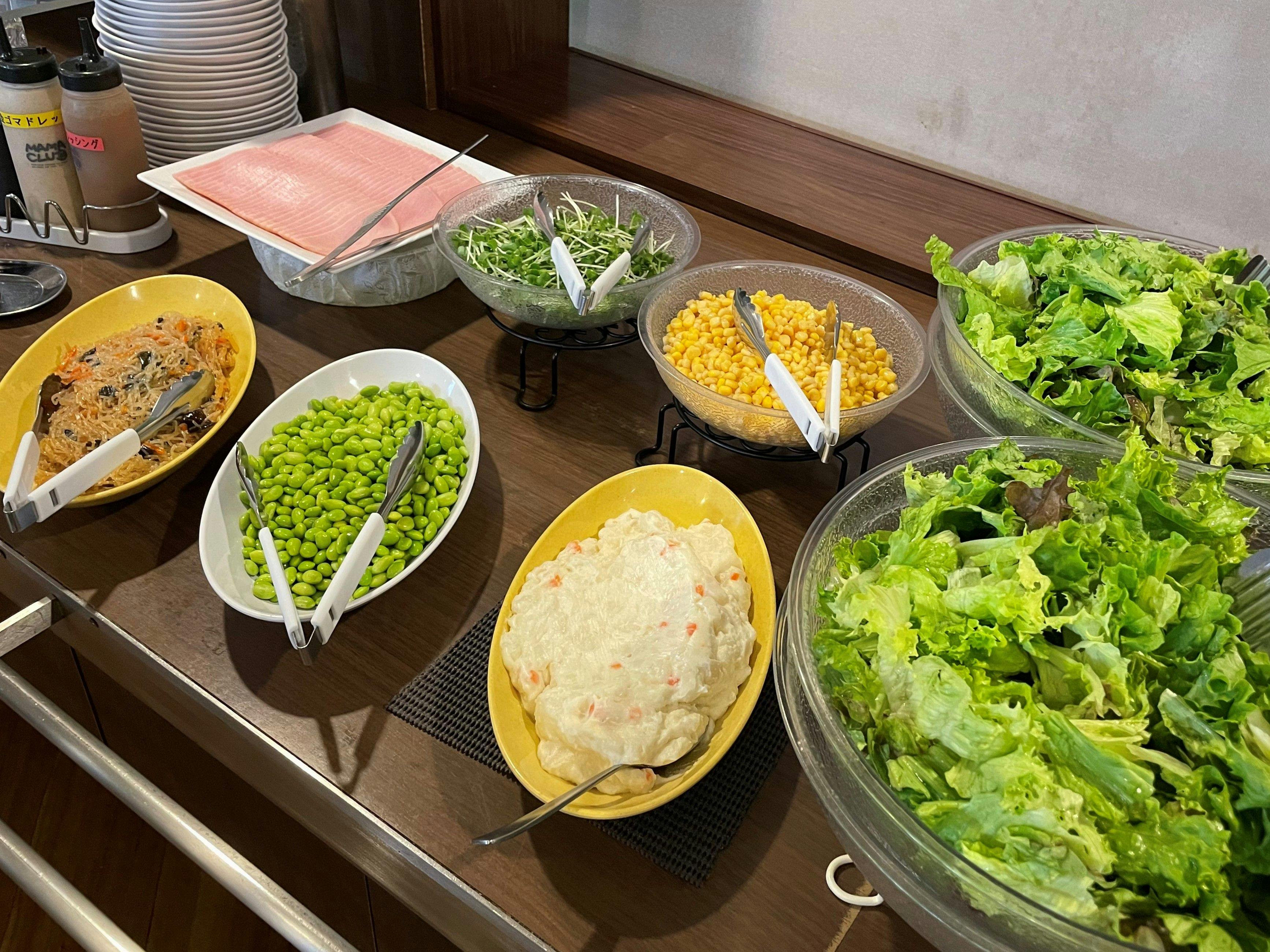 ◇ อาหารเช้า: ตัวอย่างบาร์สลัด