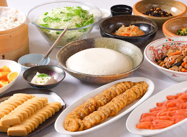 和洋の朝食ビュッフェ