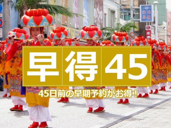 【早期予約　45日前】チャンス！残りわずかの特別プラン／素泊り