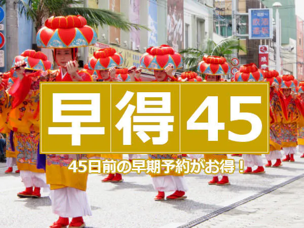 【早期予約 45日前】チャンス!残りわずかの特別プラン/素泊り