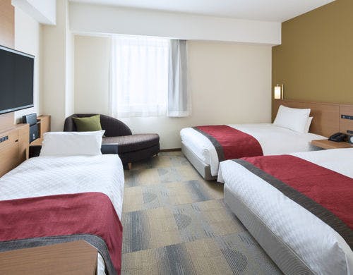 ツイン＋エキストラベッド（約21平米～）