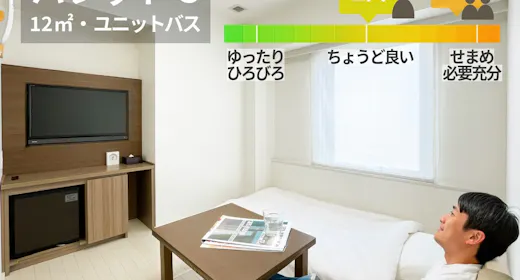 【12平米】パレットS (ユニットバス付)