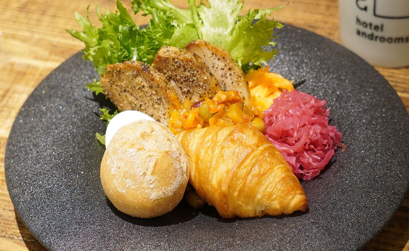 ローストポークとVEGEプレート
