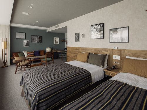 ザ ノットラージツインルーム【禁煙】