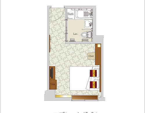 ＜客室内ユニットバス＞