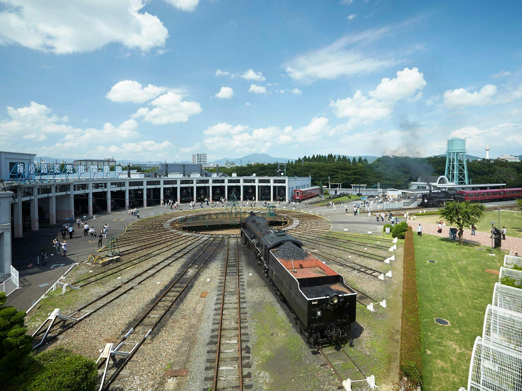 【鉄道博物館】-扇形車庫-