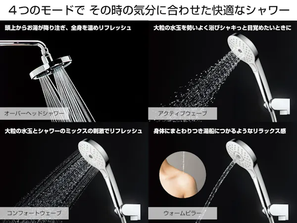 スーペリアツイン こだわりのシャワー