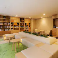 เลานจ์สำหรับผู้เข้าพักที่พักเท่านั้นที่สามารถผ่อนคลายได้อย่างสบาย