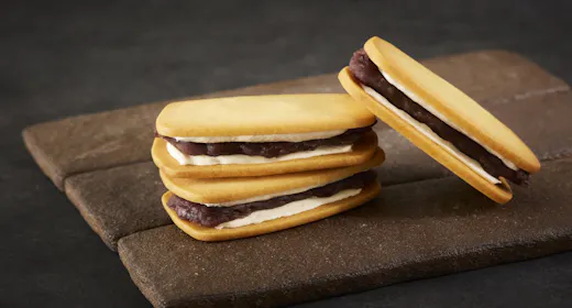 【แผนคุกกี้อบสดไส้ถั่วแดงและเนย 5 ชิ้น】ไม่รวมอาหาร<NGK>