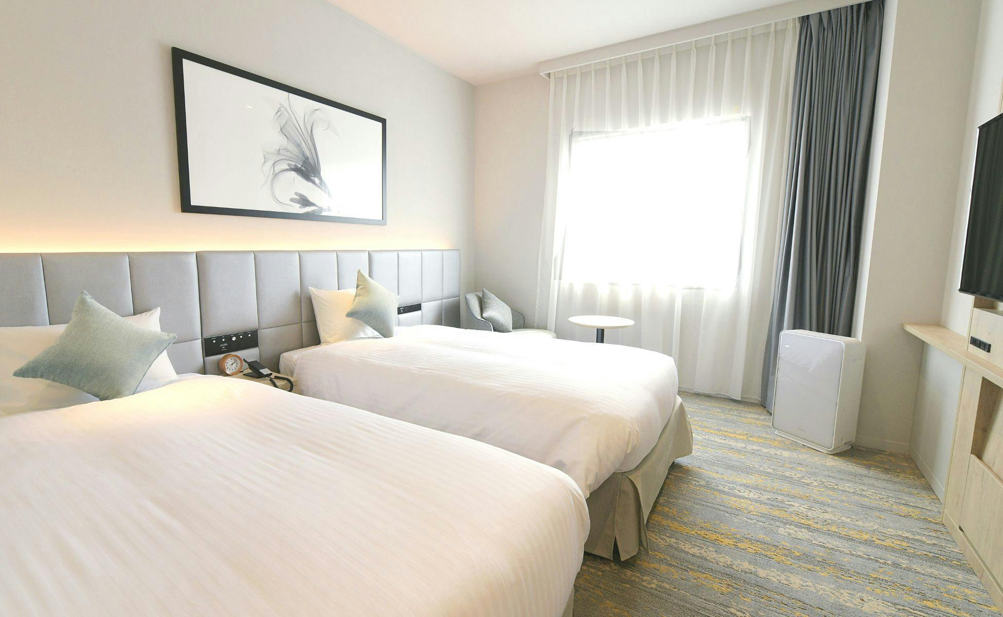 中等雙床房全景圖（白天）