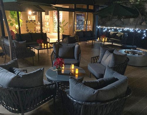 ガーデンテラス夜