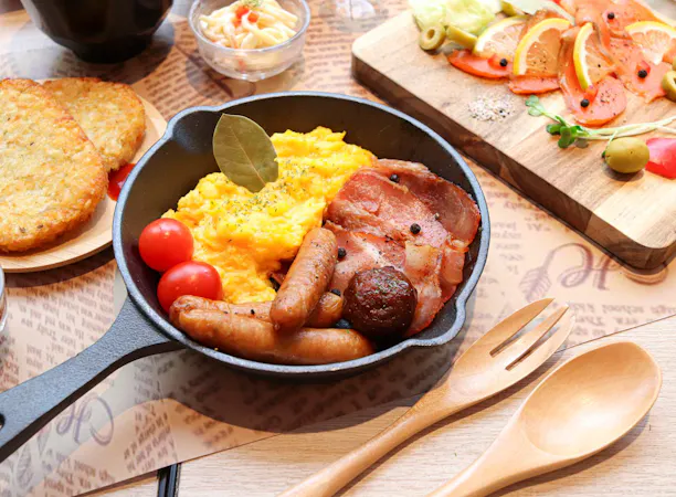 朝食ブッフェ一例