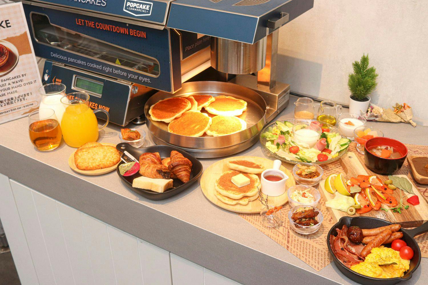 朝食ブッフェ一例