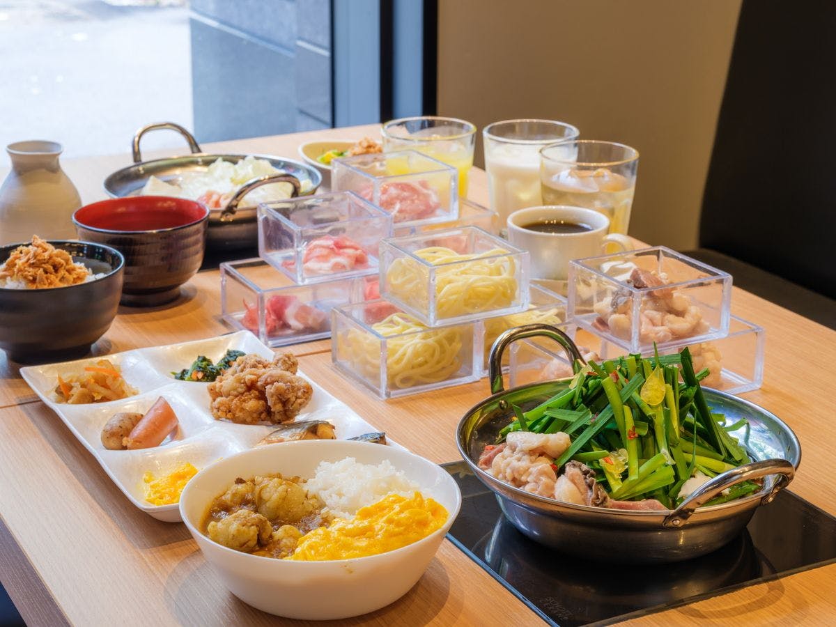 朝食バイキング