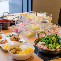 朝食バイキング