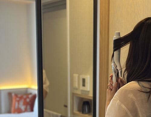 洗面台が独立しているので、身支度に最適！