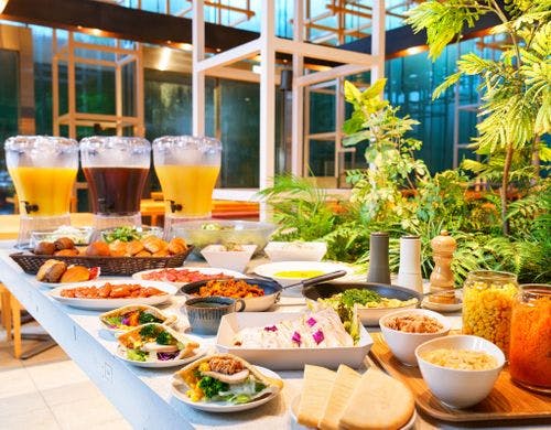 朝食ビュッフェ