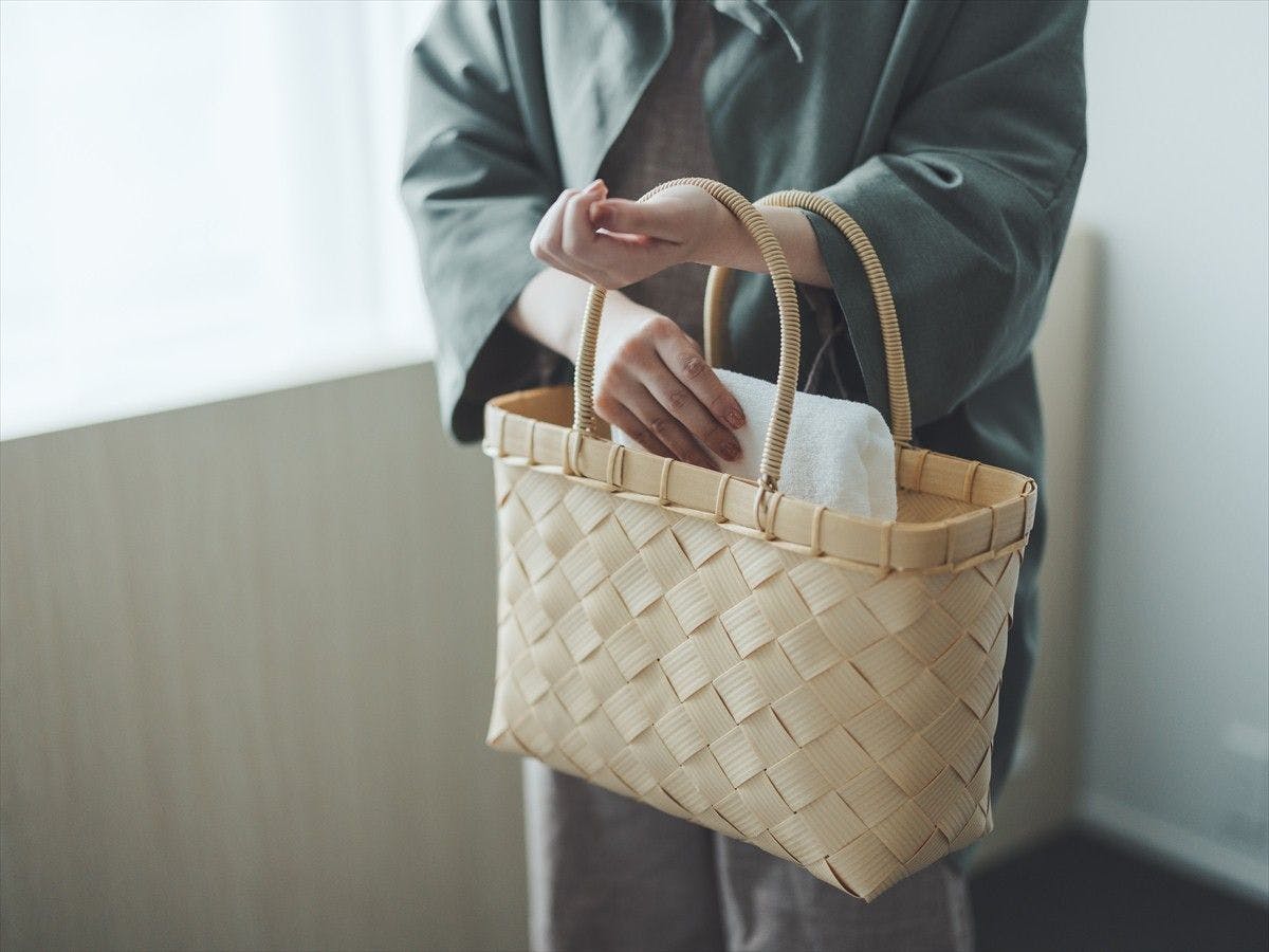 [アメニティ]かごバッグ