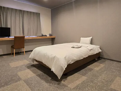 ห้องพักเตียงคู่ (ไม่มีห้องน้ำและอ่างอาบน้ำในตัว)