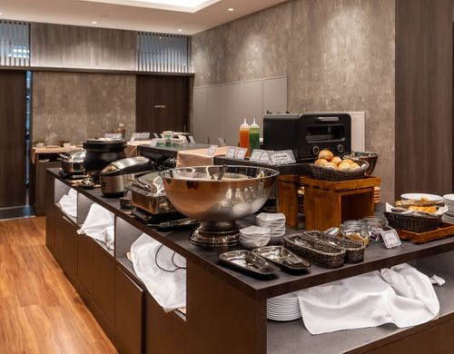 朝食ビュッフェ