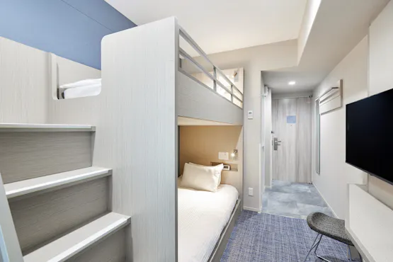 ห้องเคบินเตียงแฝด