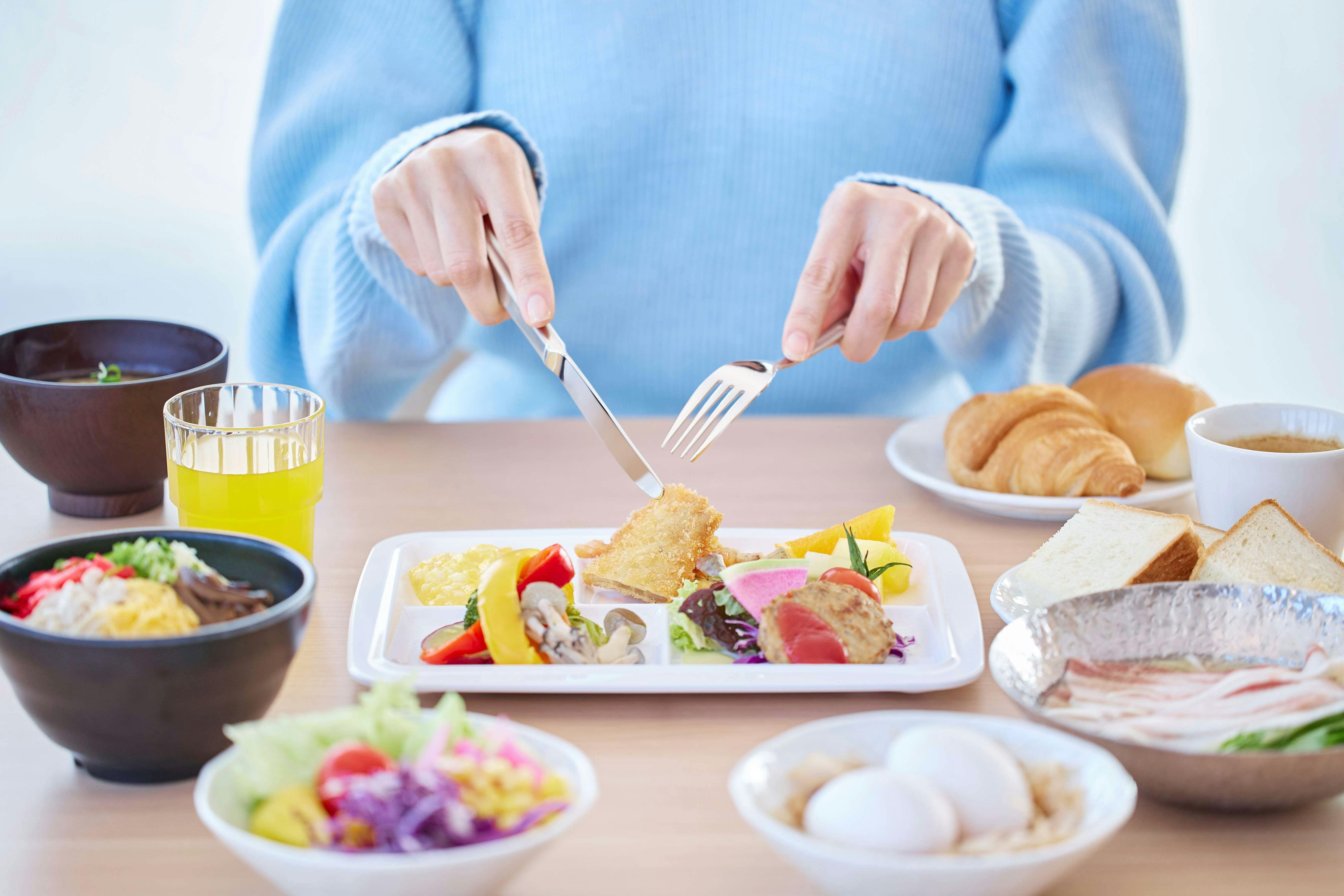 朝食ビュッフェ（イメージ）