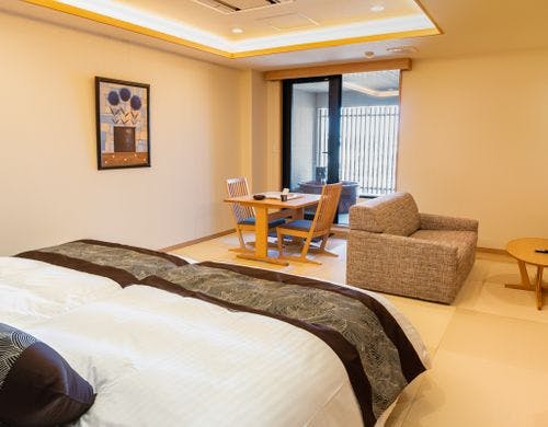 【503紫紺】露天風呂付和モダン洋室ツイン