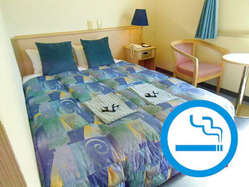 อาคารใหม่ ห้องเตียงคู่ (ห้องสูบบุหรี่)