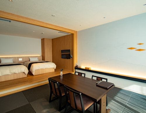 新館プレミアム和洋室【阿蘇側】からの眺め