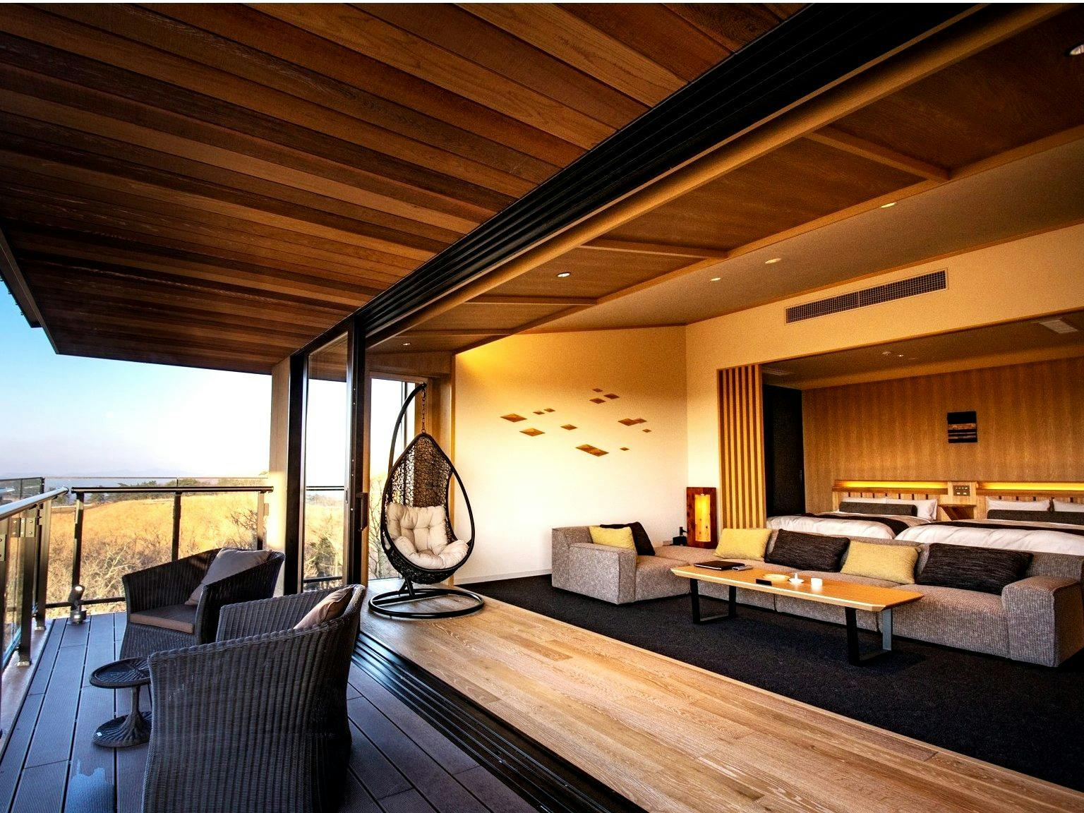 ห้องพิเศษพร้อมอ่างอาบน้ำกลางแจ้งพรีเมียมในอาคารใหม่