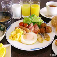 นี่คือภาพตัวอย่างของบุฟเฟ่ต์อาหารเช้า