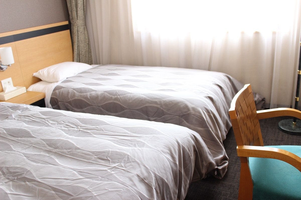 ห้องพักเตียงคู่ขนาดกะทัดรัด