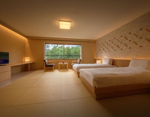 リニューアルされた和室ツインルーム